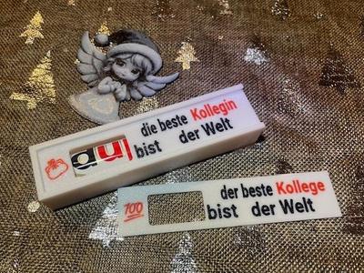 Duplo Chocolate bar Box- Gift Box-Kollege-Kollegin