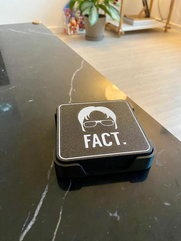 The Office - Dwight "Fact" Coasters