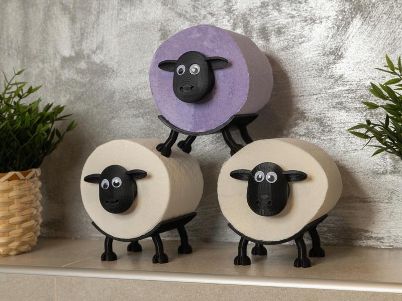Sheeptastic! Toilet Paper Sheep Holder - FITS ALL!