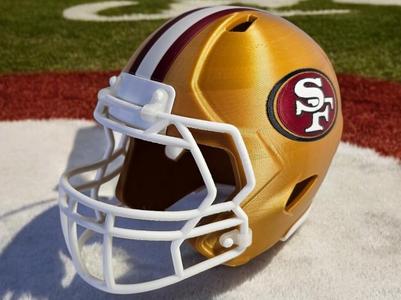 San Francisco 49ers NFL Football Helmet