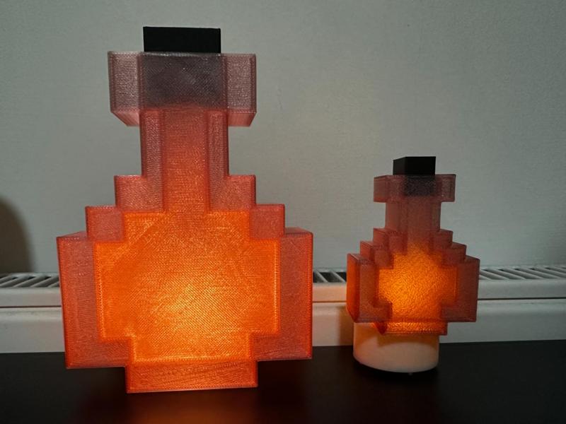 Minecraft potion bottle 