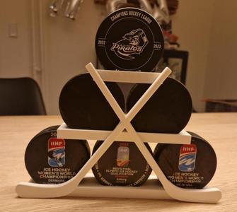 Ice Hockey Puck Display stand