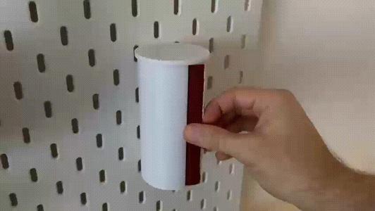 sandpaper dispenser for skadis