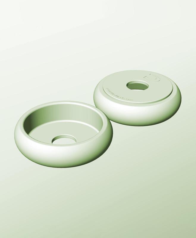 CR128-40-P Stackable pierced component box for creative makers