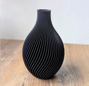 Round Spiral Vase | by bixi | Flower decoration