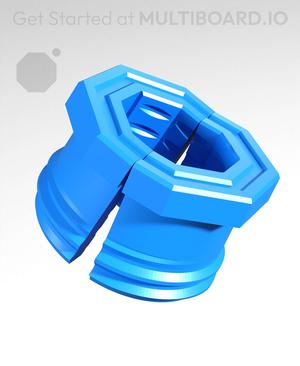 13 mm Big Thread, Push-fit Flat Head, Shank Folded-Bolt