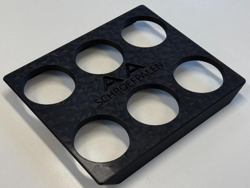 Coffee cup holder tray