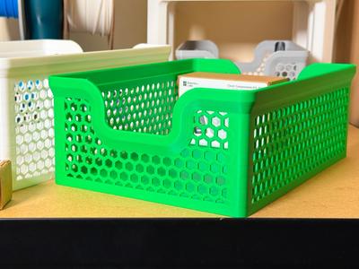 170x240mm Stacking Basket - Slim - 87mm Tall