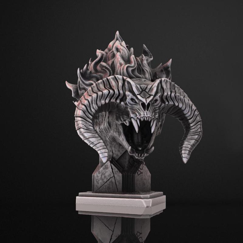 Balrog Bust – Lord of the Rings