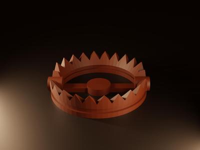 Bear trap - DND scatter terrain piece