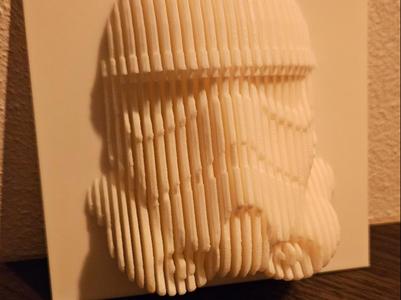 Storm Trooper - Wall Art - Layered Sculpture
