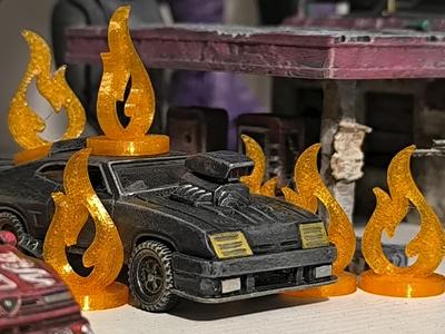 Token Flames for Boardgames