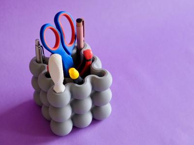 Bubble organizer/ pen holder