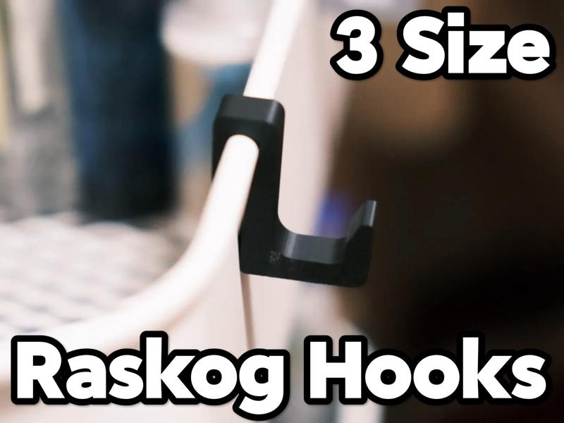 IKEA Raskog Utility Cart Hooks Three Sizes