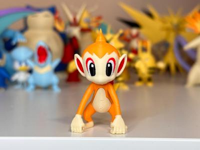 Chimchar (Pokemon) Multiparts 50mm Tall