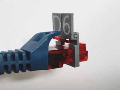 Ethernet Switch LED Light Cover with Labels