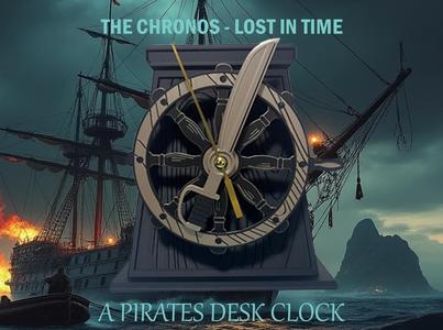 The Chronos - Pirate Ships Clock