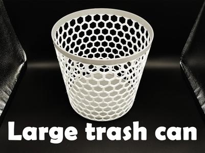 Large Trash Can 248*248*248mm no supports hollow lightweight version