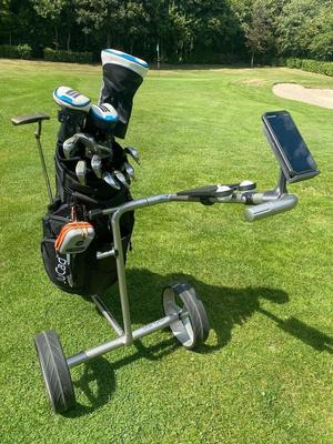 PHONE HOLDER FOR JUCAD GOLF TROLLEYS