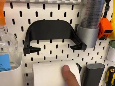 100mm roll paper holder for ikea skadis