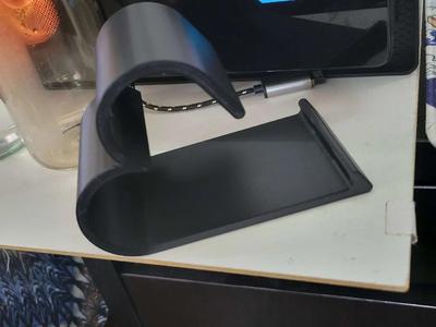 Heart phone stand large with Extended or wider Base   