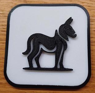 Fridge Magnet - Donkey   