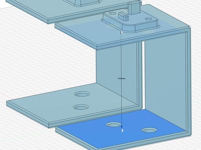 Hisense TV - Sound bar foot mount // 3" variant