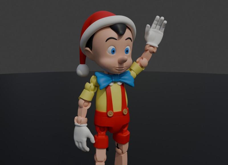 Poseable Pinocchio