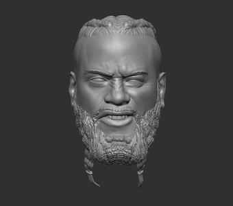 Jimmy Uso WWE Headsculpt for Action Figures