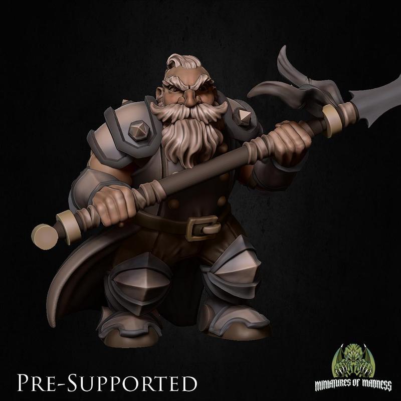 Robur Bonebreaker [PRE-SUPPORTED] Dwarf Fighter