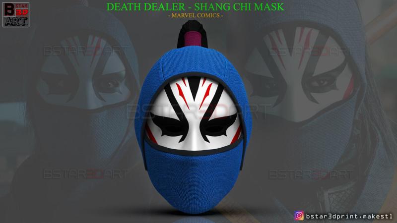 Death Dealer Mask - Shang Chi Cosplay - Marvel Comics