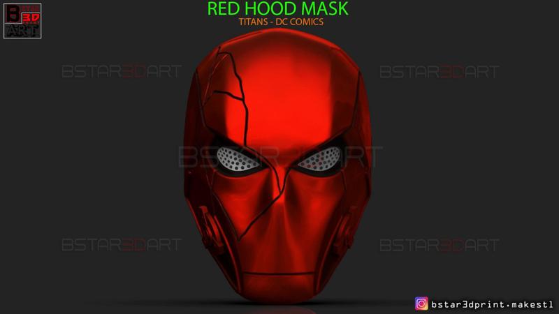 Red Hood Mask - TITANS season 3  - DC comics Cosplay