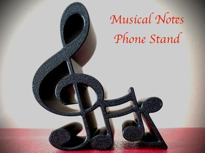 Musical Notes Phone Stand
