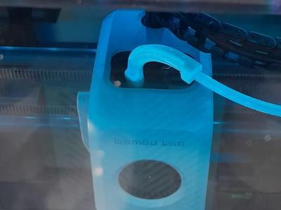 Bambulab x1c 0.2mm PETG hose holder PLA 