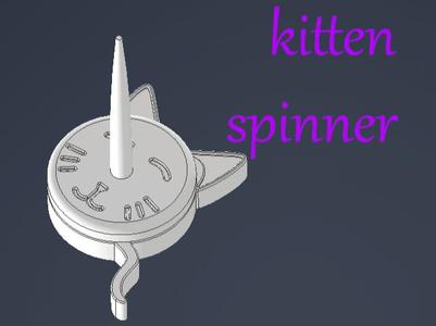 Kitten spinner - you yarn buddy 