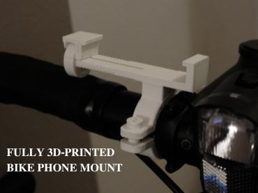 Bike Phone Mount - Fully 3D Printed 