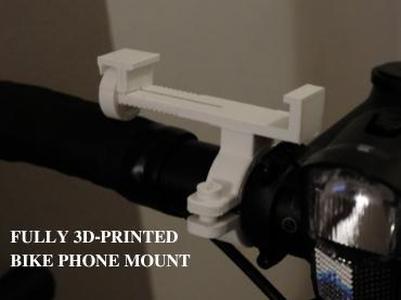 Bike Phone Mount - Fully 3D Printed 