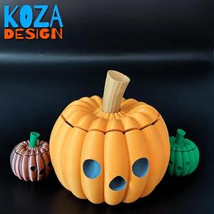 Pumpkin Cat, a funny and cute cat hidden in a cute halloween pumpkin