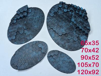 Base Topper oval -  Basalt 