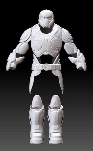 3D Print Model Gears Of War Onyx Guard