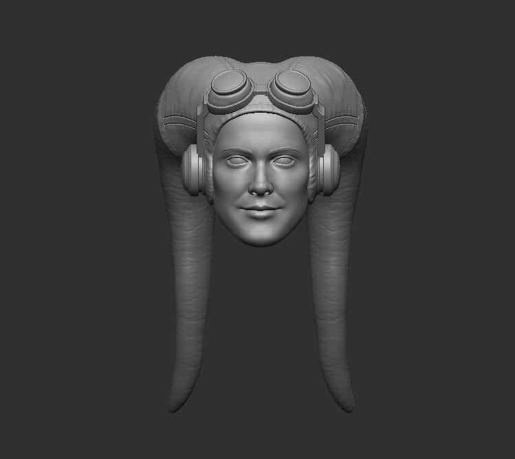 General Hera Headsculpt for Action Figures