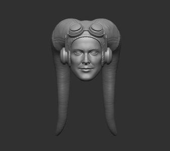 General Hera Headsculpt for Action Figures