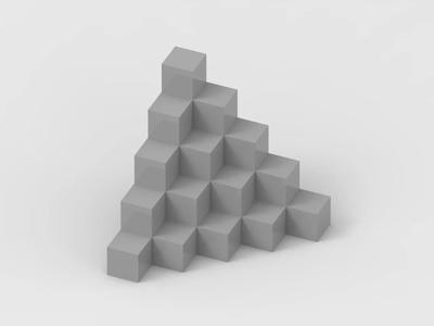 Calibration Cube Steps 5mm   
