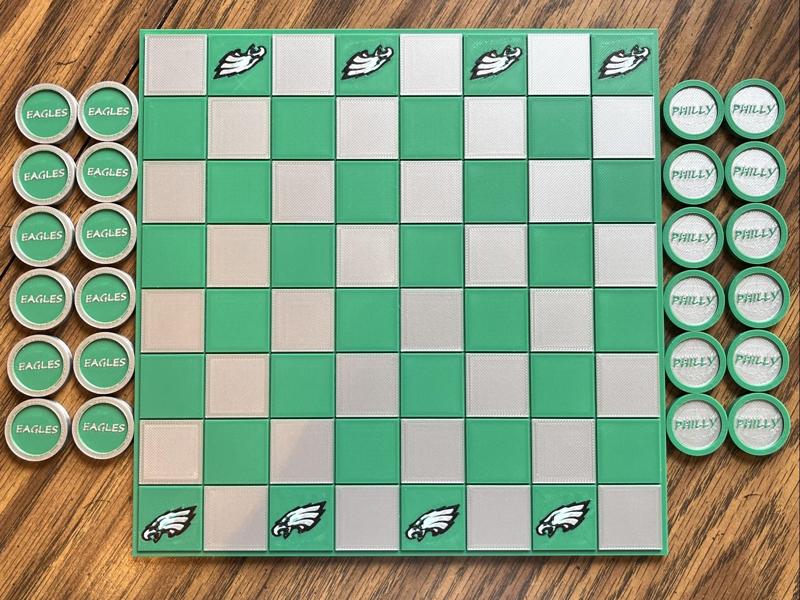 Philadelphia Eagles Checkerboard