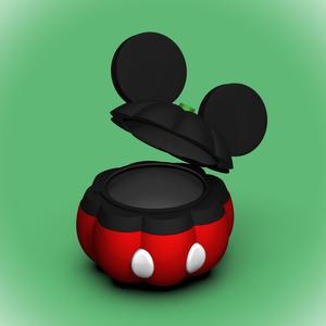 Mickey Mouse Pumpkin Bowl/Lid (+Bambu 3mf Files)