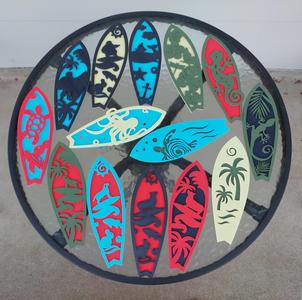 2 Layer Surfboards, Wall Art