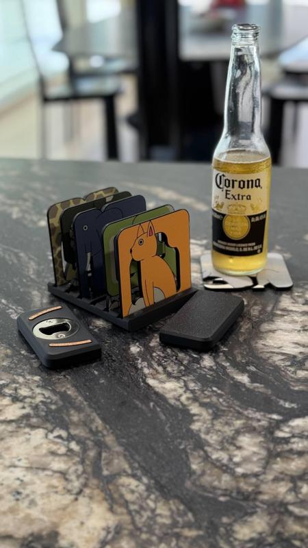 FLAT BEASTS | COASTERS & BOTTLE OPENERS
