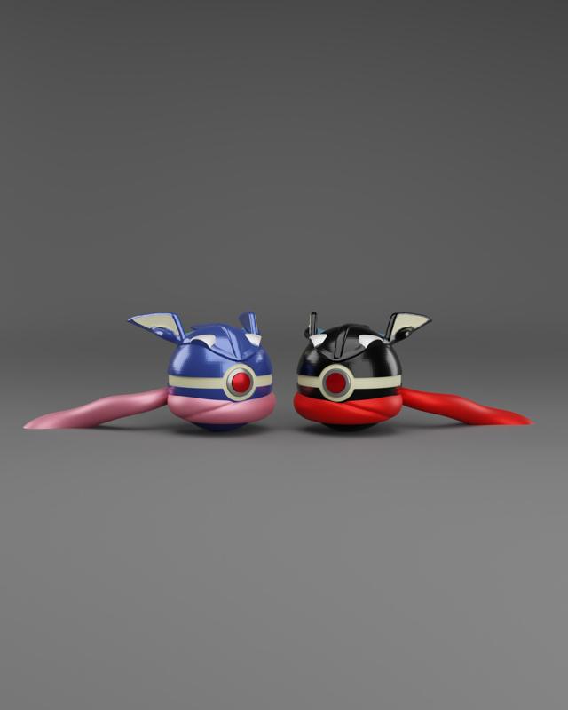 GreniBall Greninja Themed Pokeball - Fan Art