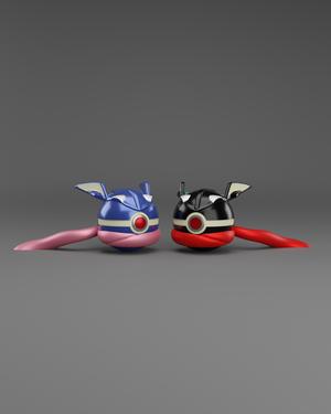 GreniBall Greninja Themed Pokeball - Fan Art