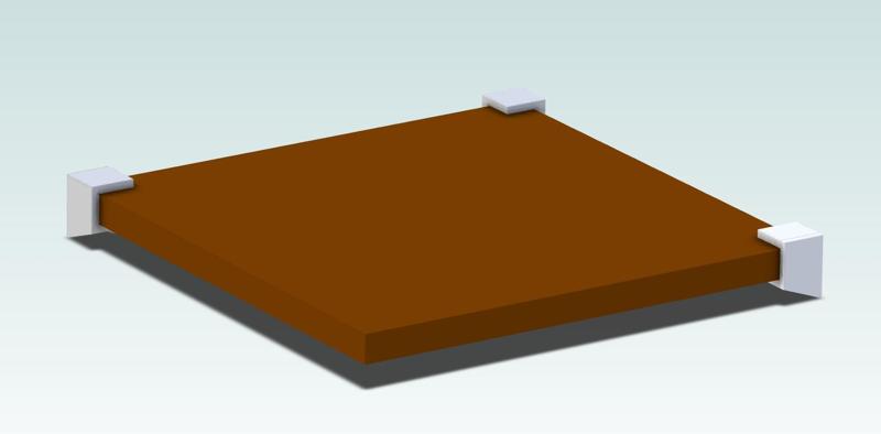 Floating Corner Shelve Brackets (18mm thick shelve)
